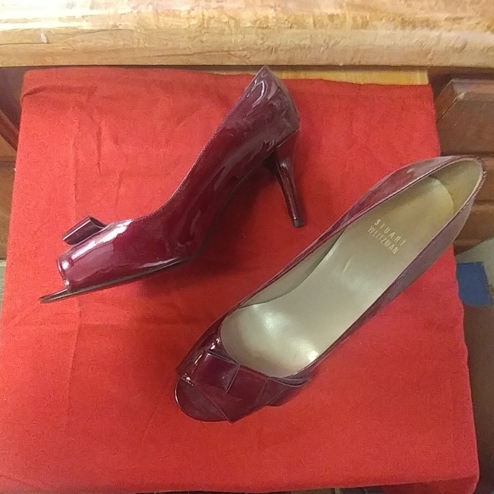 Stuart Weitzman Burgandy Pumps